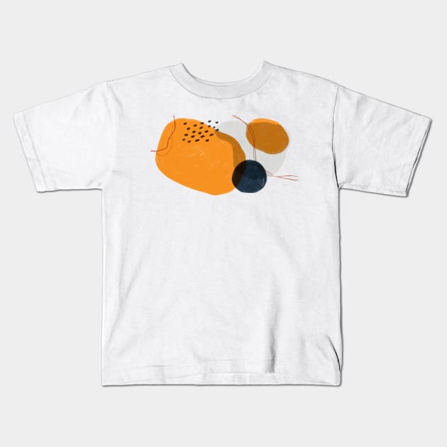 Splash Color Kids T-Shirt by cwtu26